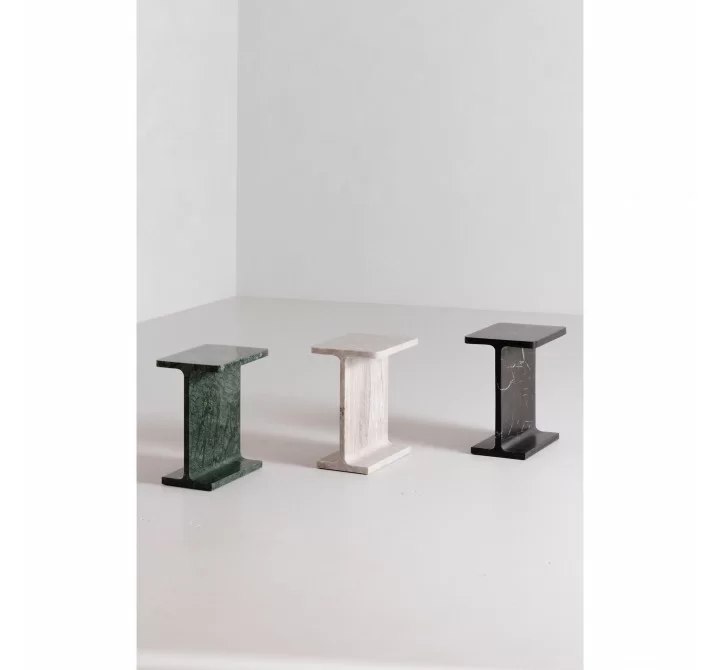 Moe's Home Collection Tullia Accent Table, Taupe - Lifestyle