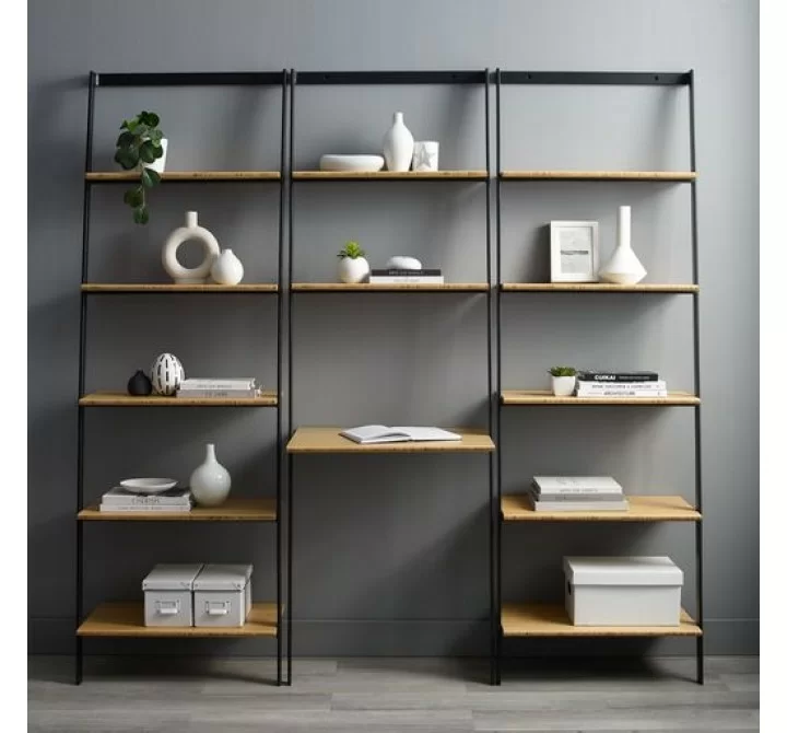 Greenington Santa Cruz Leaning Desk, Wheat - Lifestyle