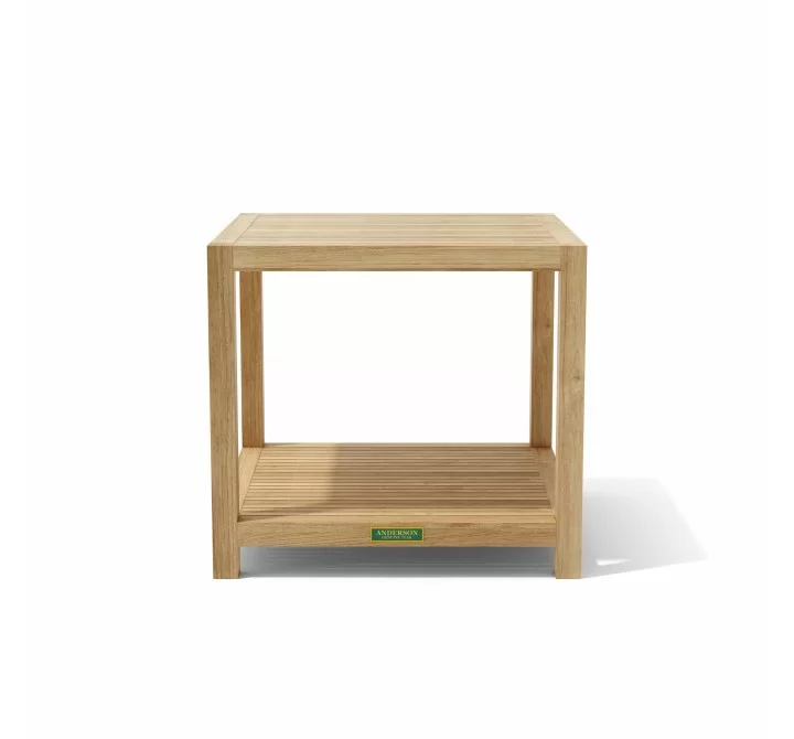 Anderson Teak Glenmore 22" Side Table with 1-Tier-1