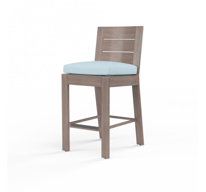 Laguna Barstool in Canvas Skyline, No Welt - Front Side Angle