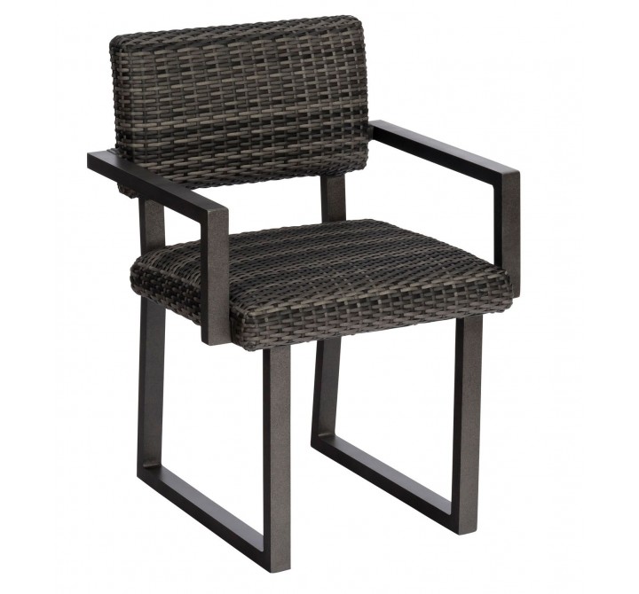 Woodard Harper Dining Armchair - Angled
