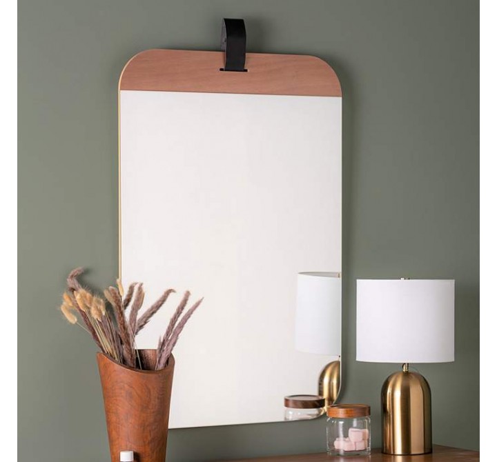Heppner Rectangle Wall Mirror - Lifestyle