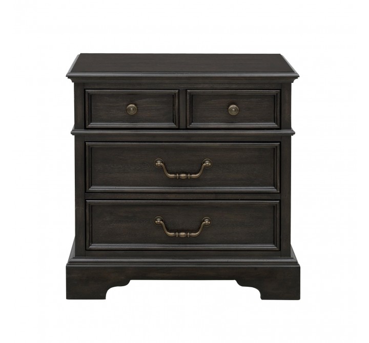 Hickory Creek 3 Drawer Nightstand-1