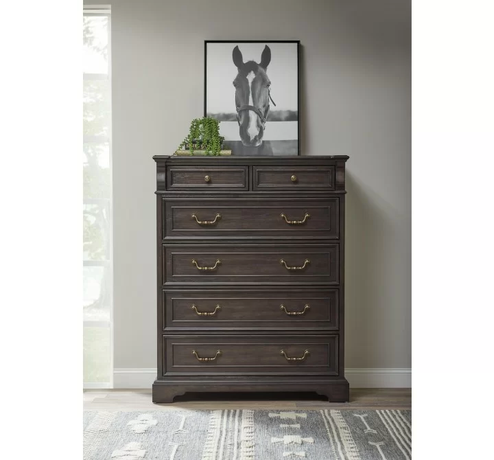 Hickory Creek 6 Drawer Chest- Lifestyle 1
