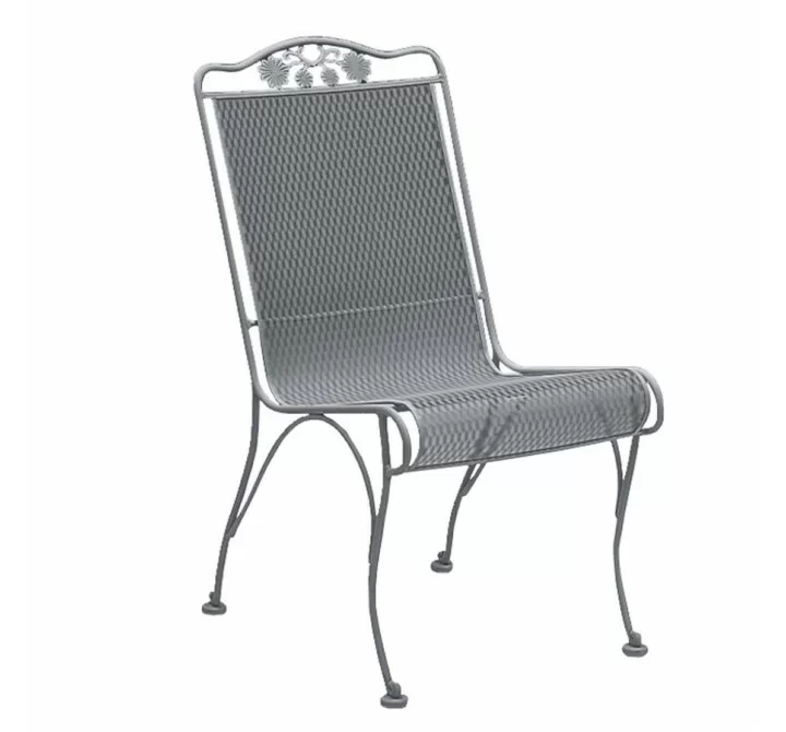 Woodard Briarwood High Back Dining Side Chair with Optional Seat Cushion