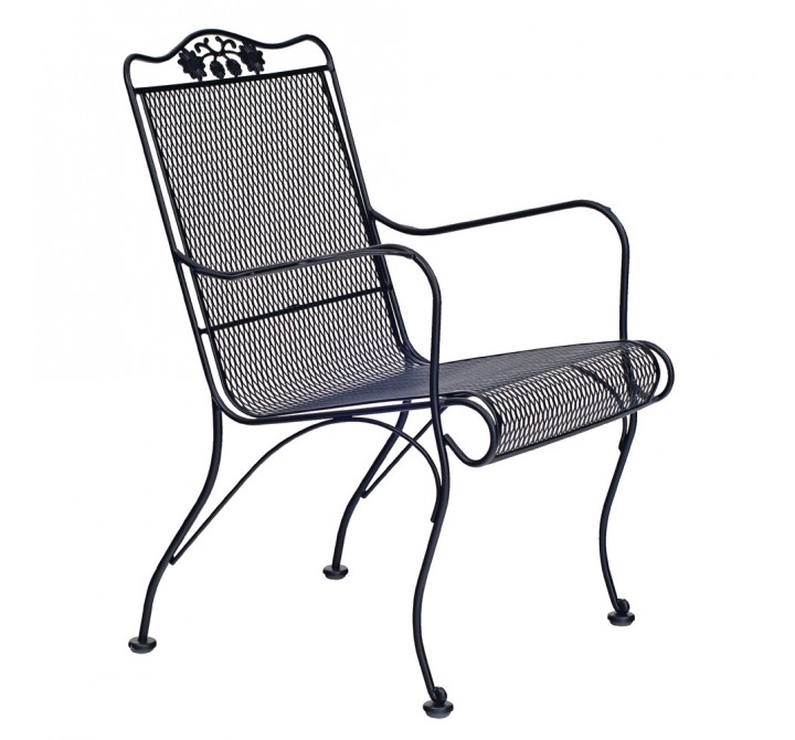 Woodard Briarwood High Back Lounge Chair with Optional Seat and Back Cushion