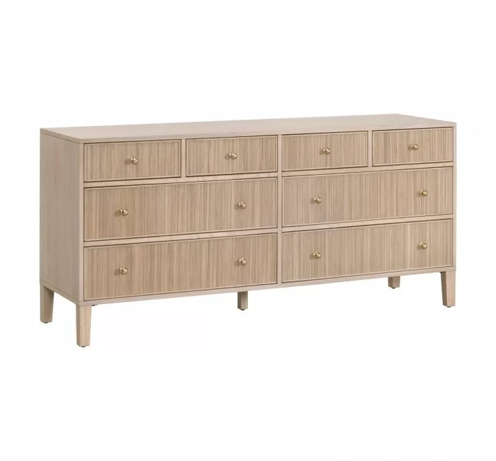Essentials For Living Highland 8-Drawer Double Dresser - Front Side Angle