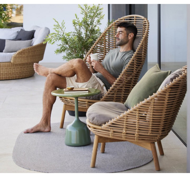 Cane-Line Hive Highback Chair Seat & Back Cushion Outdoor