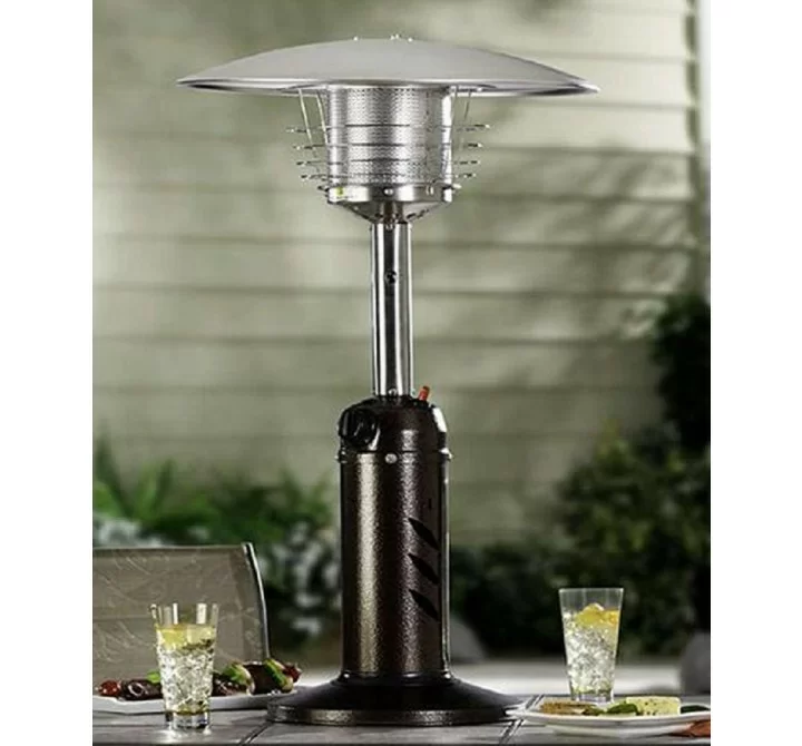 AZ Patio Heaters Table Top Patio Heater in Hammered Bronze - Lifestyle