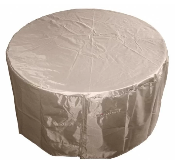 AZ Patio Heaters Round Fire Pit Cover - Front Top Angle