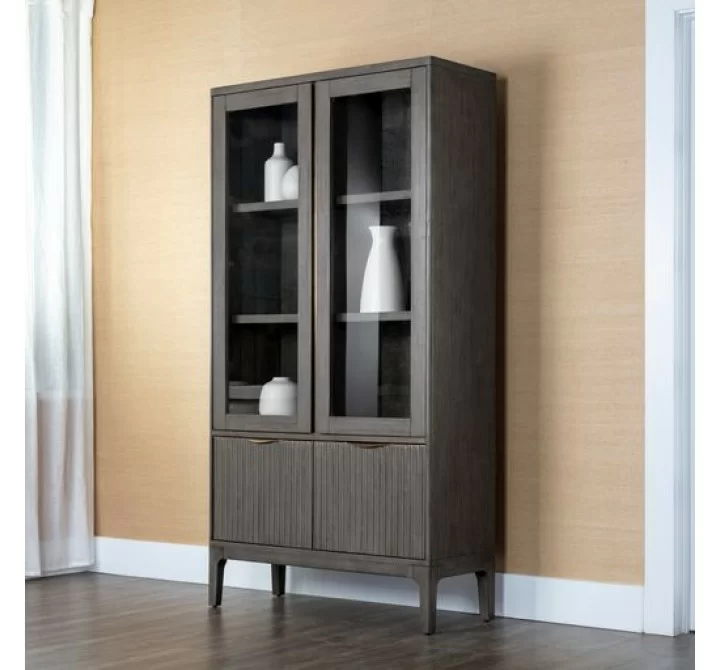 Sunpan Keldon Display Cabinet - Lifestyle