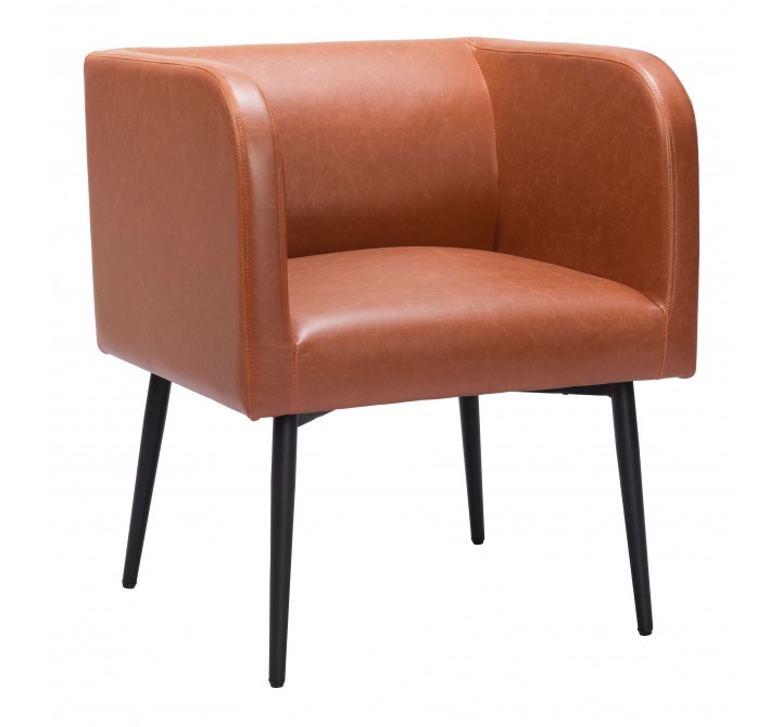 Horbat Dining Chair in Brown- Side view 1