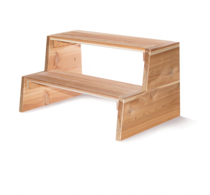 All Things Cedar Hot Tub Step