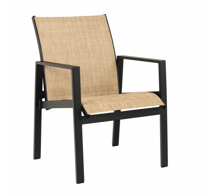 Woodard Hudson Sling Dining Armchair - Angled