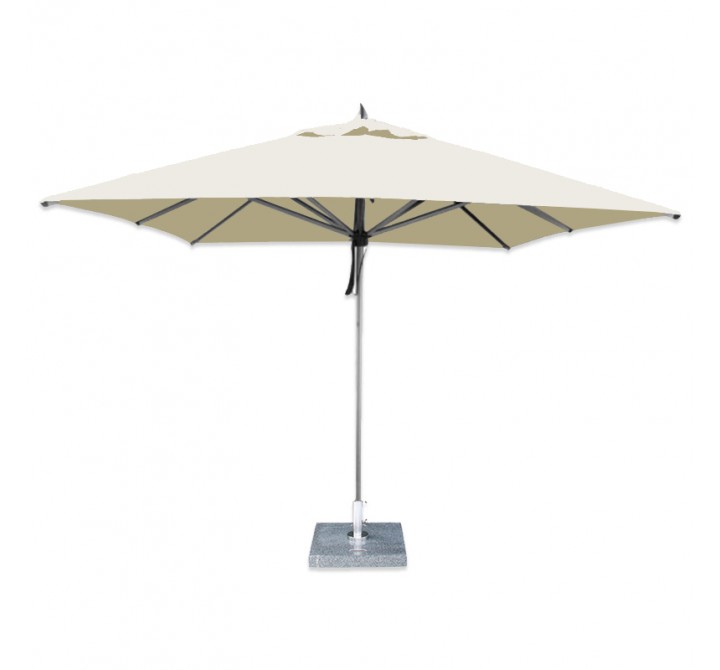 Hurricane 8.5’x11.5’ Rectangular Umbrella- Ecru