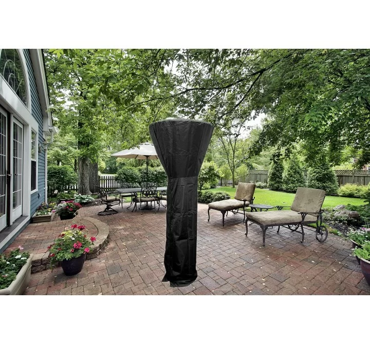 AZ Patio Heaters Tall Patio Heater Cover in Black - Lifestyle