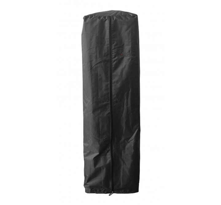 AZ Patio Heaters Table Top Glass Tube Patio Heater Cover in Black - Front Angle