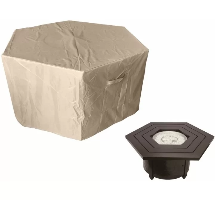 AZ Patio Heaters Hexagon Fire Pit Cover - Lifestyle