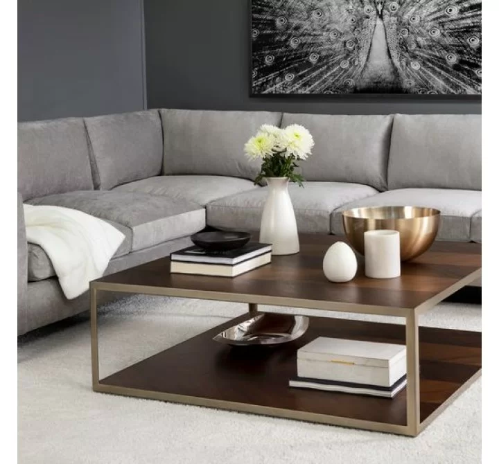 Sunpan Mara Coffee Table Square  - Lifestyle