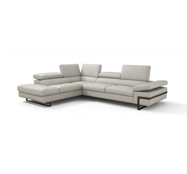 J&M Furniture I867 Rimini In Left Hand Facing Chaise Light Grey