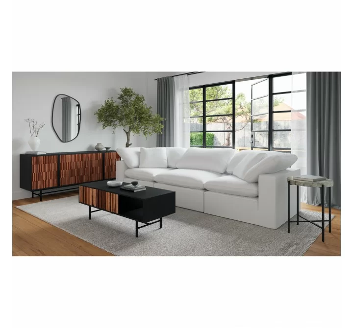 Moe's Home Collection Cirque Accent Table - Sand - Lifestyle