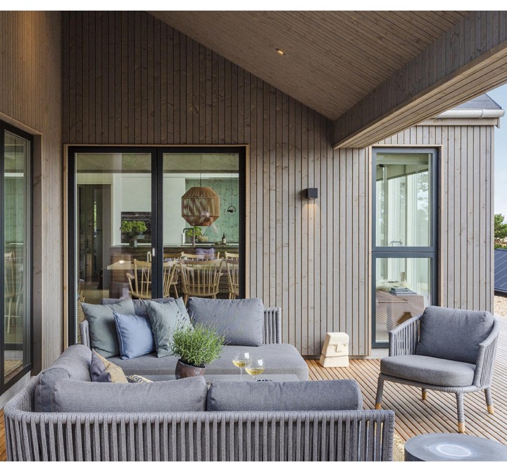 Cane-Line Moments 2-Seater Sofa, Left Module hotel view