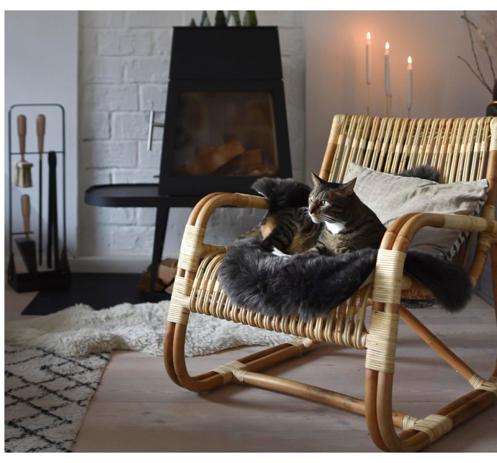 Cane-Line Curve Lounge Chair INDOOR - Natural