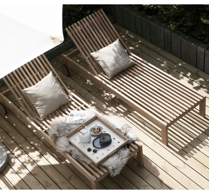 Cane-Line Amaze Sunbed Outdoor view