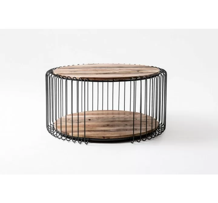 Nova Solo Barca Round Coffee Table 80cm - Front Angle