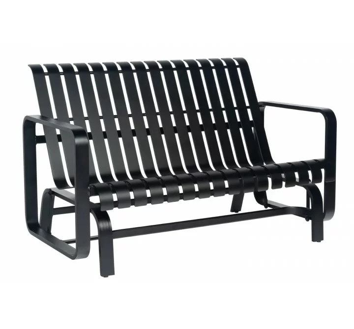 Woodard Colfax Love Seat Glider