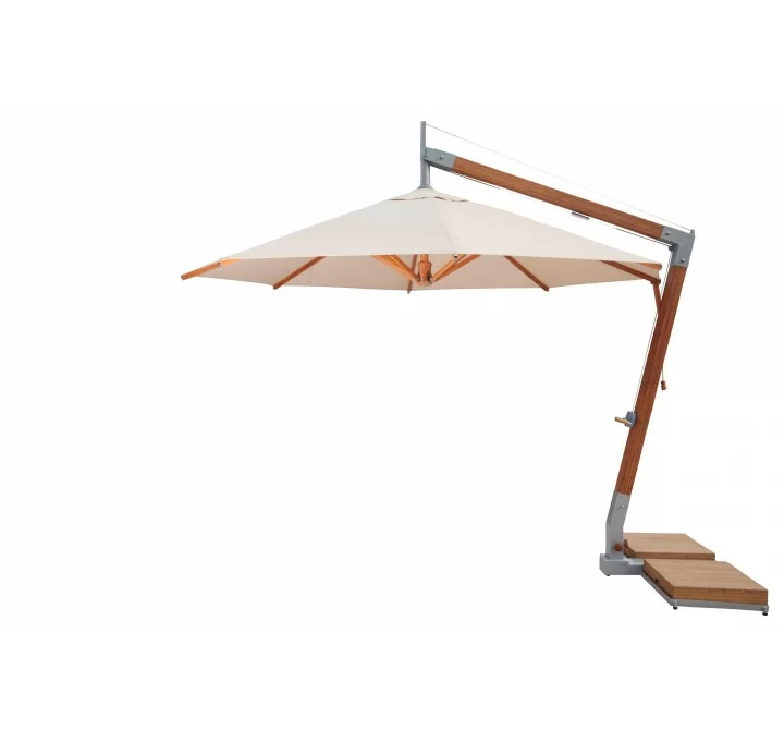 Levante 3.5m (11.5) Round Side Wind Bamboo Umbrella-1