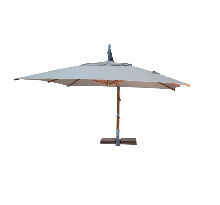 Levante 2.5 x 3.5m (8.5 x 11.5) Rectangle Side Wind Bamboo Cantilever Umbrella-1