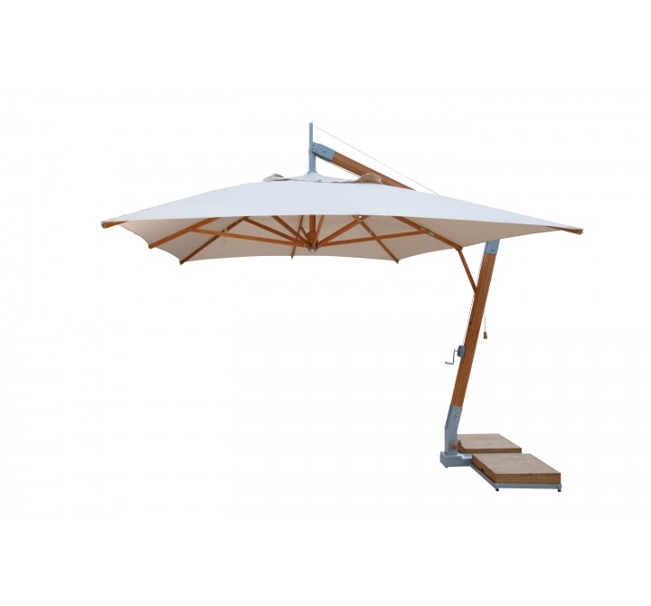 Levante 3.0 x 4.0m (10 x 13) Rectangle Side Wind Bamboo Cantilever Umbrella-1