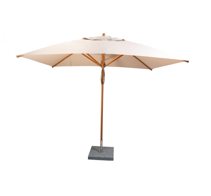 Levante 2.0 x 3.0m (6.5’ x 10’) Rectangle Bamboo Umbrella-1