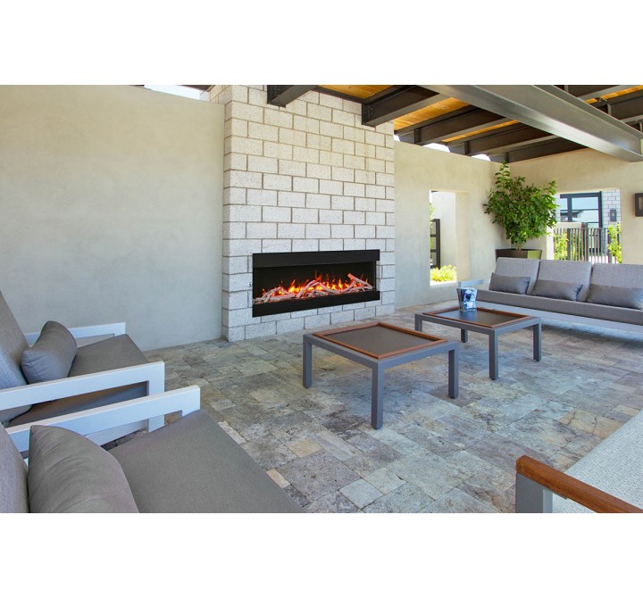 Remii 30" 3 Sided Electric Fireplace - Lifestyle