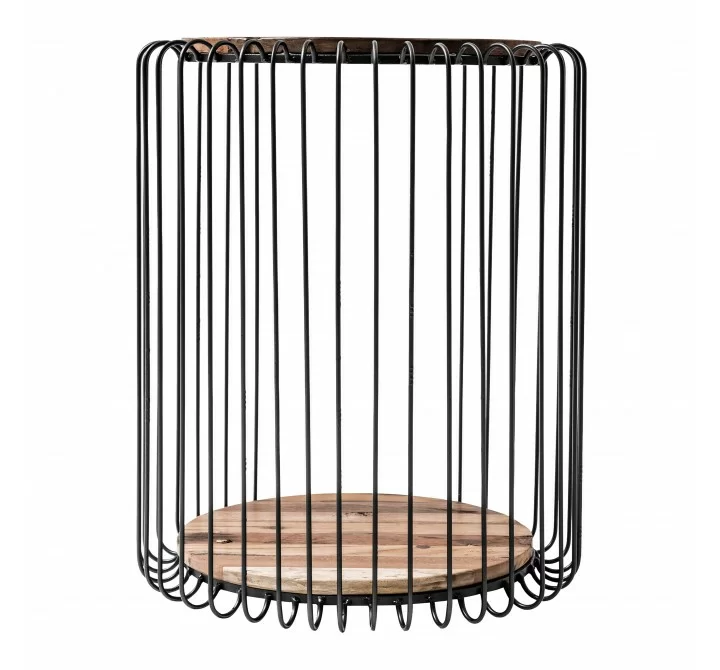 Nova Solo Barca Round Side Table - Front Angle