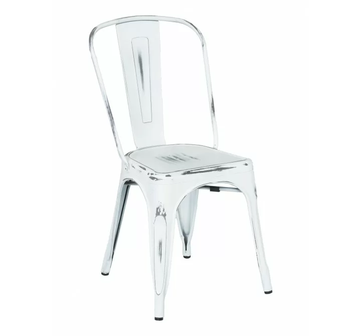 Industrial Chair In Whitewash