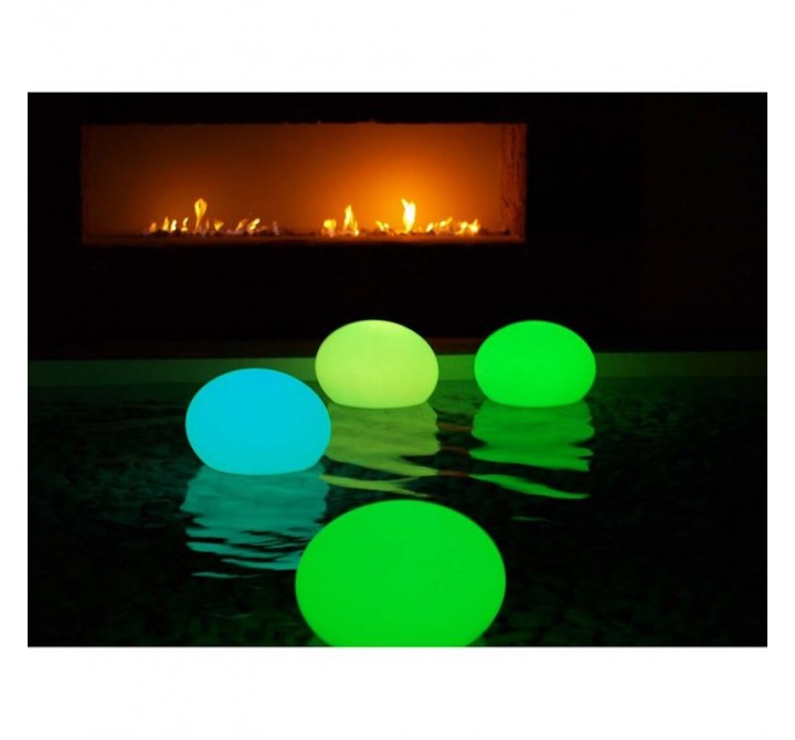 Whiteline Modern Living Moon Outdoor LED Table Lamp