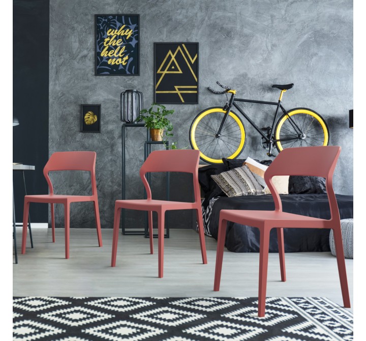 Compamia Snow Dining Chair in Marsala - Lifestyle 3