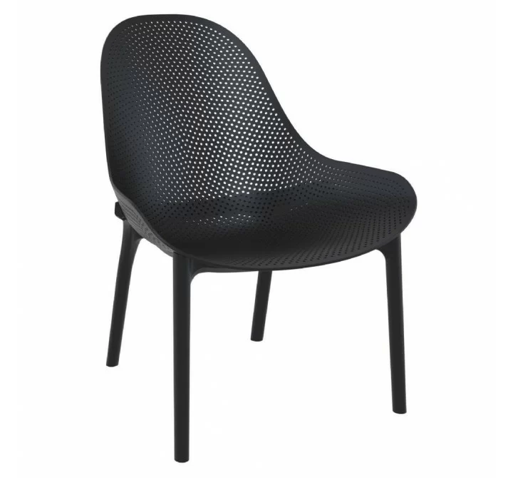 Compamia Sky Lounge Chair - BLACK - Perpective