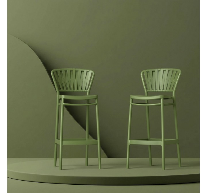 Compamia Portofino Bar Stool Olive Green