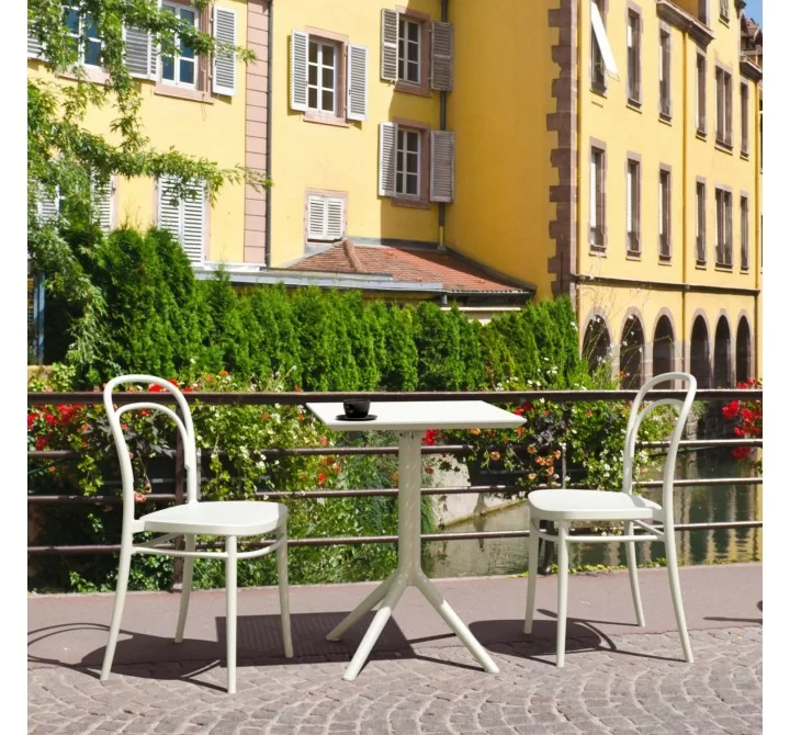 Marie Bistro Set 3 Piece White