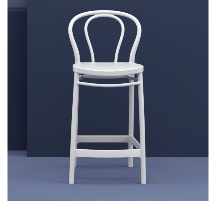 Victor Counter Stool White - Lifestyle