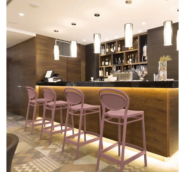 Marcel Counter Stool in Marsala - Lifestyle