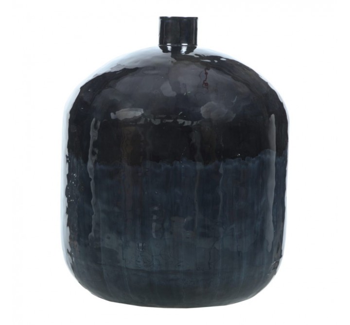 Moe's Home Collection Blue Mountain Vase - Short - Front Angle