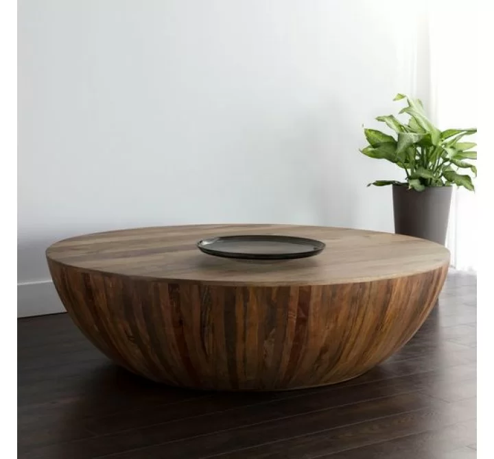 Sunpan Kinsley Coffee Table Large Natural - Lifestyle