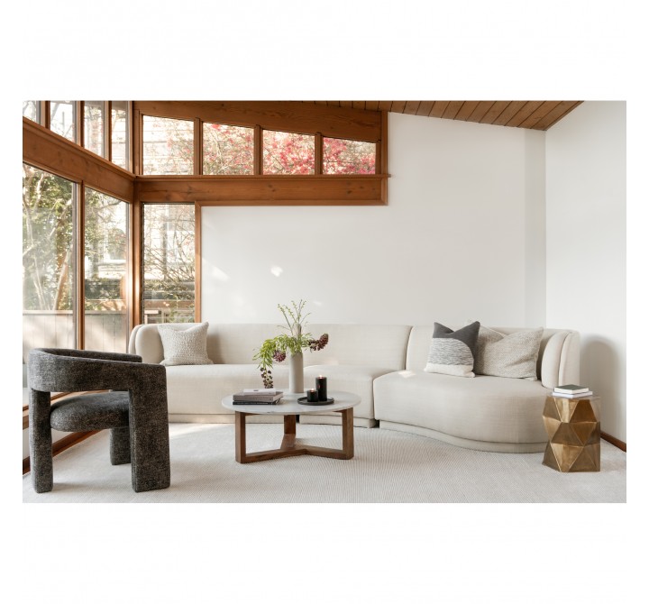 Moe's Home Collection Jinxx Coffee Table in Brown - Lifestyle