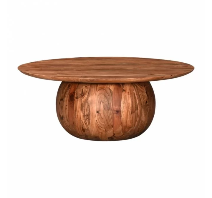 Moe's Home Collection Bradbury Coffee Table Natural Acacia - Front Angle