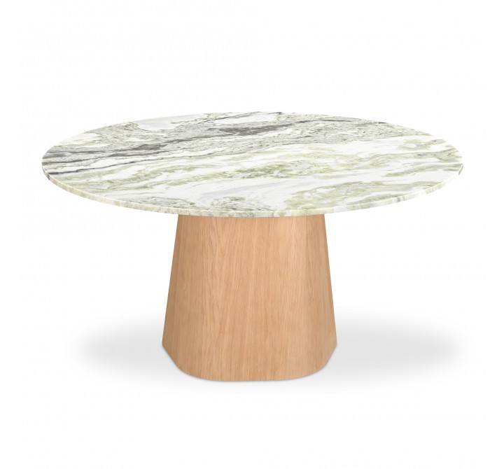 Moe's Home Collection Evelyn Dining Table in Onyx Marble - Top Angled