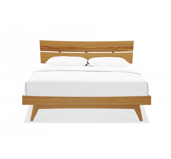 Greenington Azara Eastern King Platform Bed Caramelized / Sable - Front Angle
